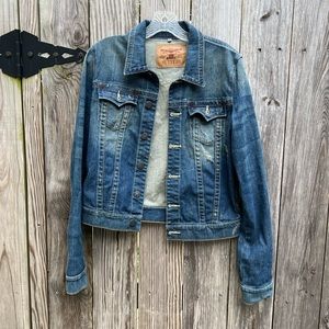 SUTTERS Classic Denim Jean 49R Jacket size Medium